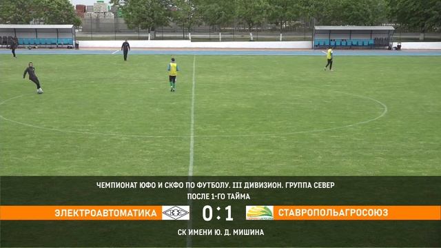 Чемпионат ЮФО-СКФО по футболу 2024. III дивизион. 5 тур. "Электроавтоматика" - "СтавропольАгроСоюз" смотреть онлайн