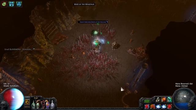 (2.4) CI, DC,Hybrid Flicker Strike 1mill+ DPS Trickster Minotaur Run смотреть онлайн