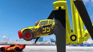 Epic Escape From Lightning McQueen Eater Monsters | Coffin Dance Song (COVER) #1