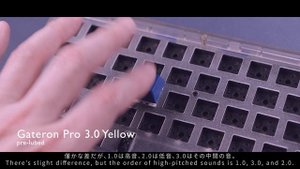 Gateron Pro 3.0 Yellow vs 2.0 and 1.0