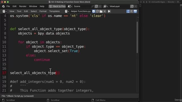 Udemy - Blender Python p1