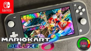 Mario Kart 8 Deluxe Nintendo Switch Lite Gameplay - FPS Monitor