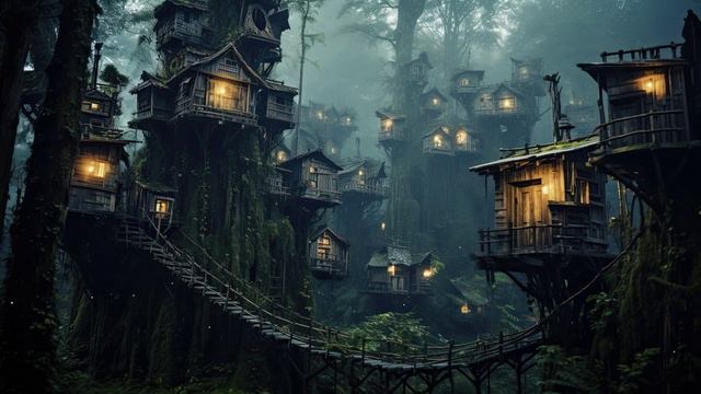 Фэнтезийный лес - Расслабляющая красивая медитативная музыка