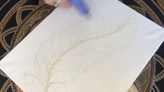 Интерьерная картина из горячего клея! Сможет каждый! смотреть онлайн