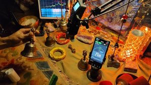 Ваджра колокольчик ЛЯ 864.  16/9 см 300 гр.  2.45К