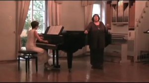 Margarita Voites sings "Le réveil" by Jean-Baptiste Weckerlin (2010)