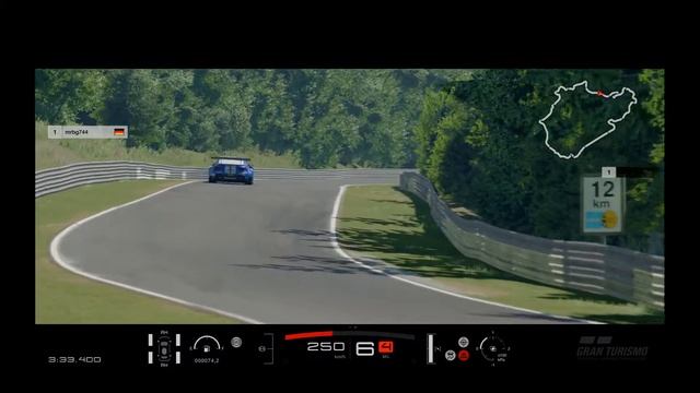 GT Sport, BMW M6 Gr 3 Nordschleife 6 57 Zuschauerperspektive смотреть онлайн