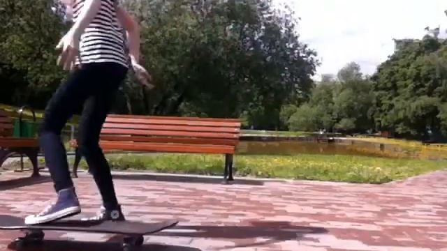 Mini VLOG: прогулка на скейте :) смотреть онлайн