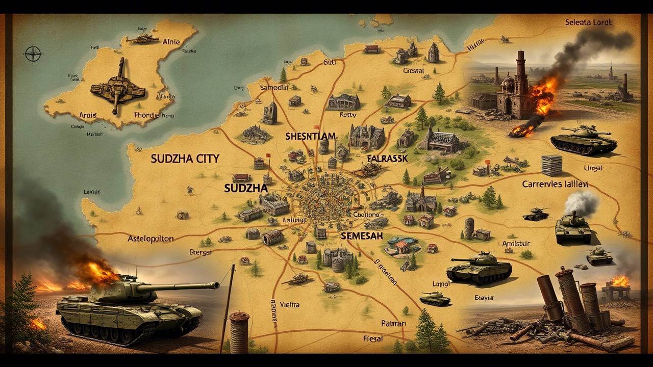 Суджа под полным окружением российские войска почти победили!