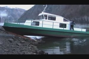 Первый спуск катера в 2014 году