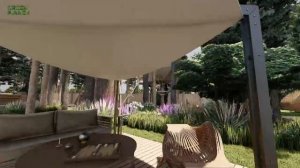 Green Planet. Троица. Дневная визуализация ландшафтного проекта