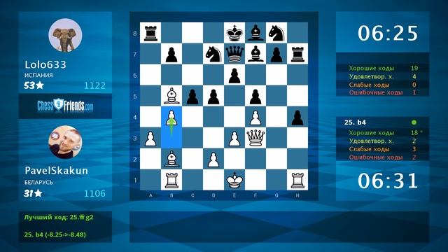 Партия в шахматы смотреть онлайн