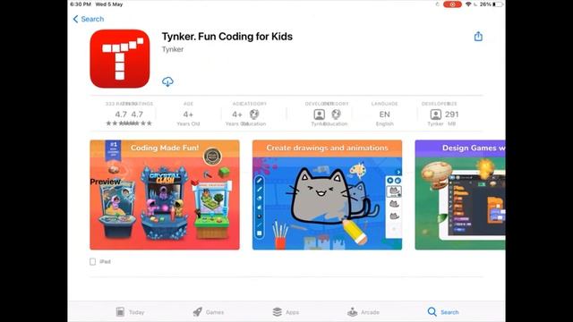 How to install @Tynker on iPad