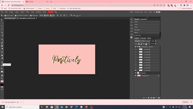 How to create Glitter Text Without Photoshop смотреть онлайн