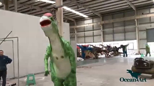Olorotitan Female Dino Costume-Zigong Ocean Art Dinosaur смотреть онлайн