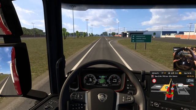 🟢 [ ETS 2 ] 1.50  | Carga de Boi - Mapa [ EBR ] Scania | Jogando com Volante G920 смотреть онлайн