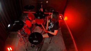 CRYPTA - One Take Drums Playthrough 'Blood Stained Heritage' - By Luana Dametto
