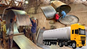 Как сделать бензовоз объемом 30000 литров  Как изготовители изготавливают бензовоз из листов железа