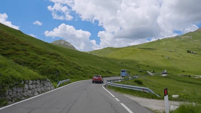 🚗 SmartTV 4К ➤ Живописная поездка в Доломитовые Альпы, через перевалы Селла и Гардена, Италия!