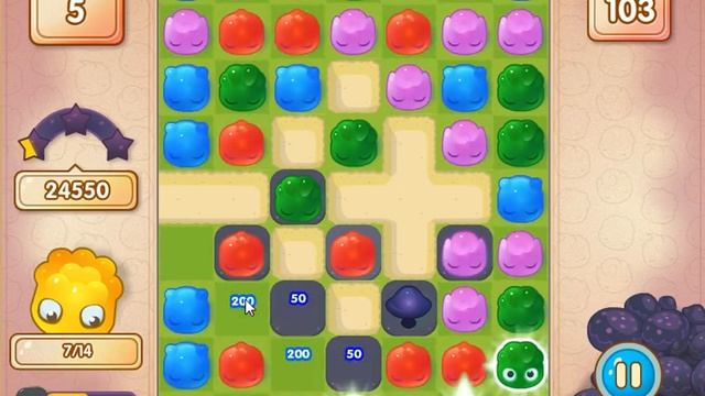 Jelly Splash Level 103 смотреть онлайн