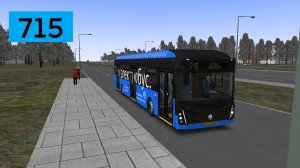 OMSI 2: Электробус №715 Метро Проспект Вернадского - Улица Лебедева