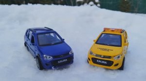 Сравниваем модели Lada Kalina Cross  второго поколения от Технопарк