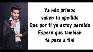 Tini Stoessel ft. Sebastian Yatra - Un Año Letra