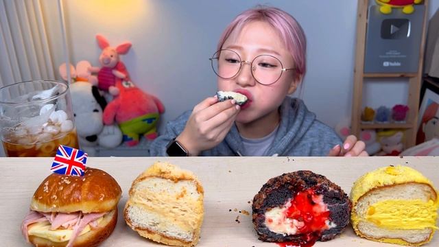 용인 도나스데이🍩 돼지바 초당옥수수 잠봉뵈르 리얼땅콩 도나스 도넛 디저트 먹방 Dessert Mukbang