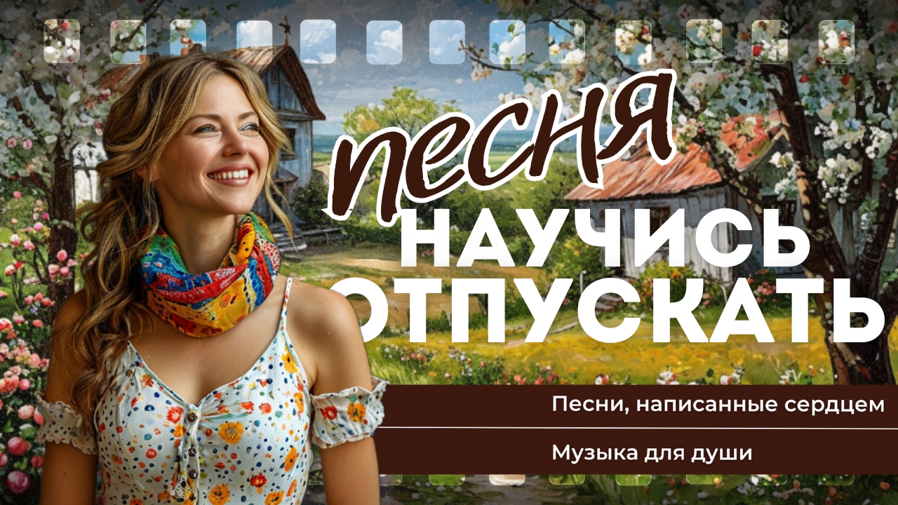 Научись отпускать | Песня о счастье и свободе, песни для души, музыка для души, для настроения
