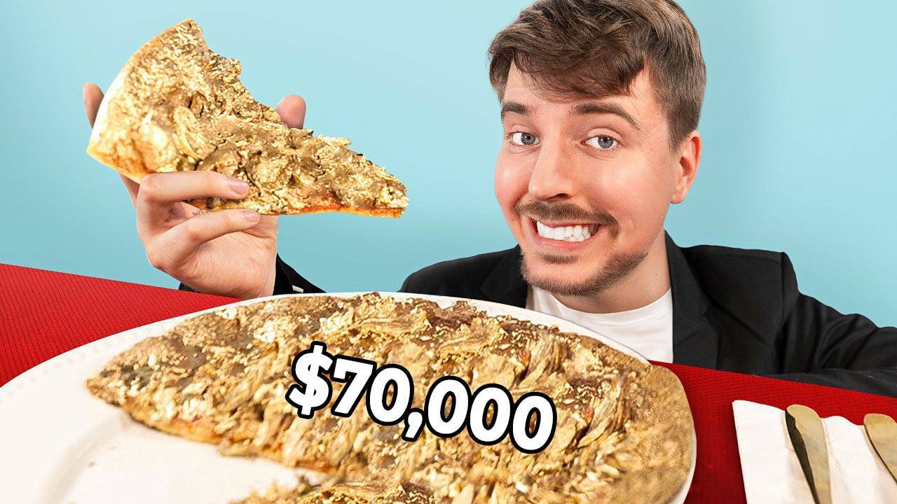 Я съел золотую пиццу за $70,000!