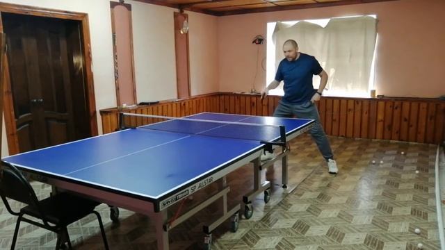 Возвратная доска. Наброс с БХ, возврат по прямой, удар по диагонали. смотреть онлайн