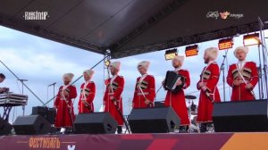 Русский мир фестиваль Сергиев посад 2021 концерт номер -  Московский казачий хор 2