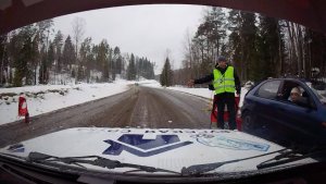 Ралли "Яккима-2025" СУ-1 "Элисенваара-1". Онборд фронтальная камера