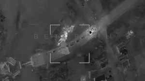 Уничтожение колонны ВСУ в Судже перед эвакуацией.