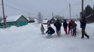 Проводы зимы. Масленица в сибирской деревне на берегу Берди