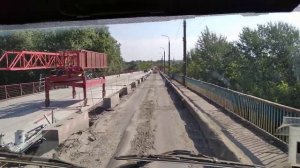 Большое строительство ! Мост.Лисичанск- Северодонецк.