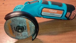 УШМ Аккумуляторная  Sturm! CAG1276C 1BatterySystem12V (https://t.me/I_am_for_fair_review/2/71)