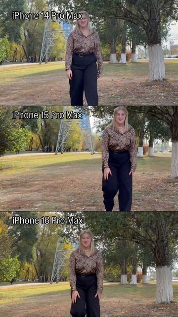 Сравнение камер iPhone 14 Pro Max, 15 Pro Max, #iphone16promax А вы видите разницу? #iphone смотреть онлайн