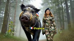 WomenMilitaryandtheiranimalcompanionsfromCountries,Russia,US,UK,Japanandmuchmore!