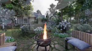 Green Planet. Трувиль (Ликино), Дневная визуализация ландшафтного проекта видео