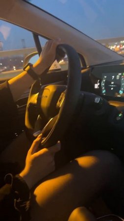Barbiemyr using a new Baic U5 Plus throughout Moscow