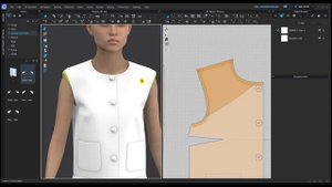 Clo3D  работа с плечами жакета
