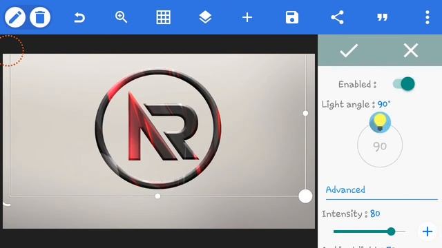 AR professional logo design|picart pixel lab logo design tutorial|How to make logo ob andriod