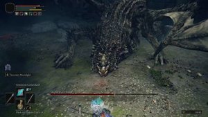 Elden Ring | Magma Wyrm Maker Boss Fight - Spellblade build