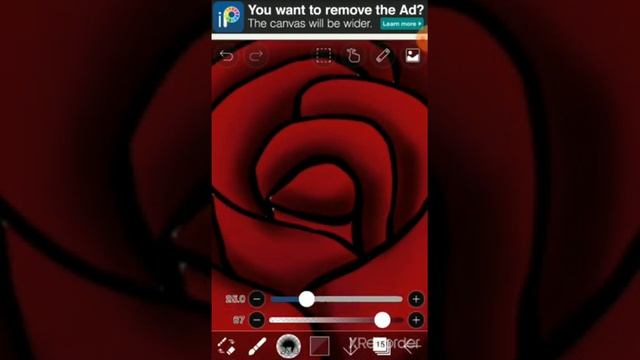 ⚘How to colour rose by using just one brush || Digital art for beginners || Painting tutorials ||
