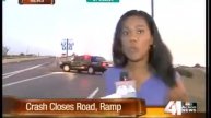 Crash closes I-435