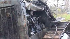 Трактор «Сталинец» С-65, поднятый из болота в 2012 году