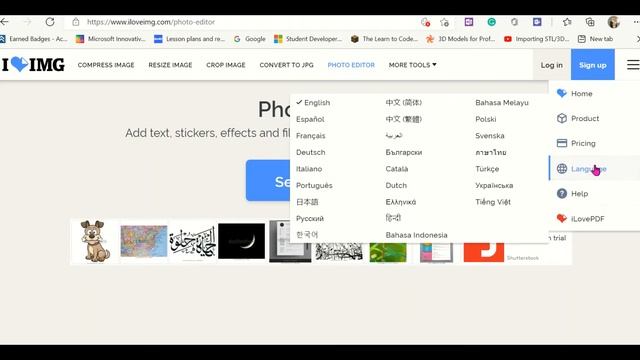 I Love IMG -Your online photo editor محرر الصور смотреть онлайн
