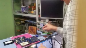 Матплата Asus K93SV заказ 18962 - контрольный запуск.