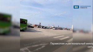 Водитель автобуса в Воронеже нецензурно послал пассажиров